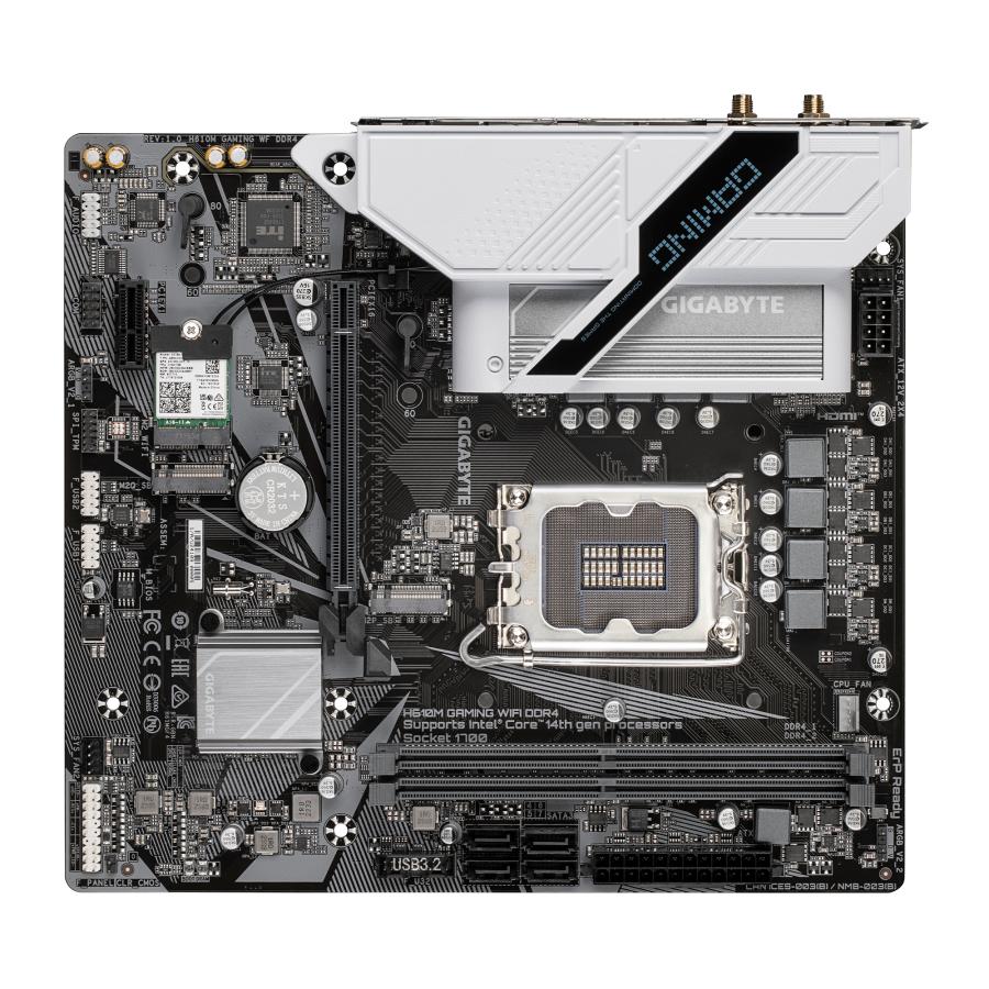 GIGABYTE H610M GAMING WF DDR4 moederbord Intel H610 Express LGA 1700 micro ATX - Afbeelding 5