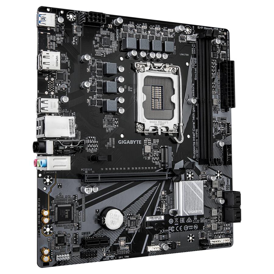 GIGABYTE H610M D3W WIFI6 Intel H610 LGA 1700 micro ATX - Afbeelding 4