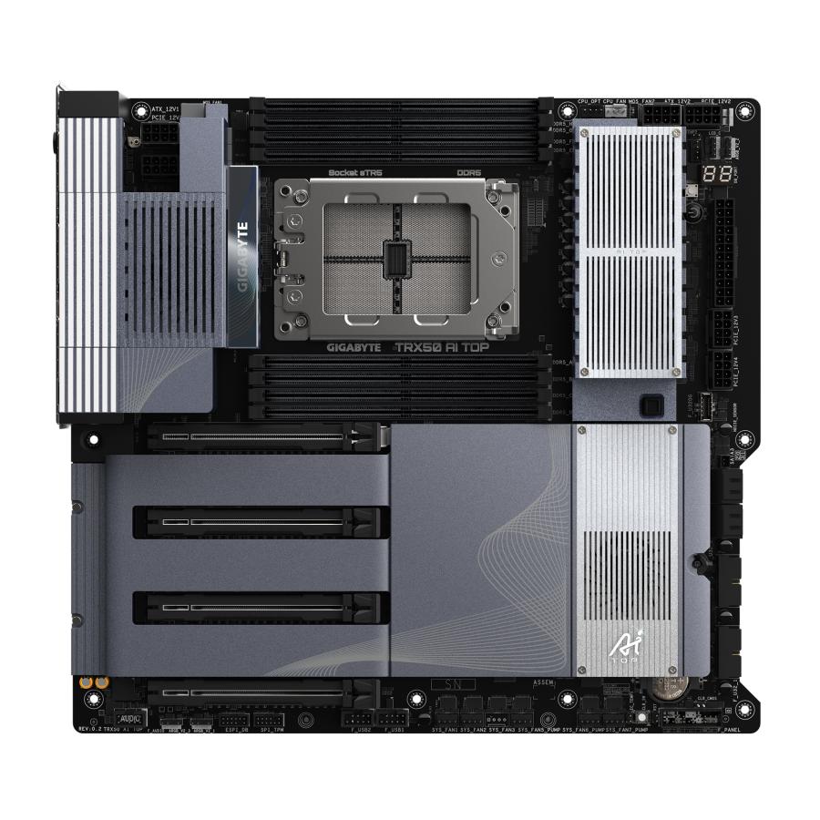 GIGABYTE TRX50 AI TOP-2B moederbord AMD TRX50 Socket sTR5 Verlengd ATX - Afbeelding 2