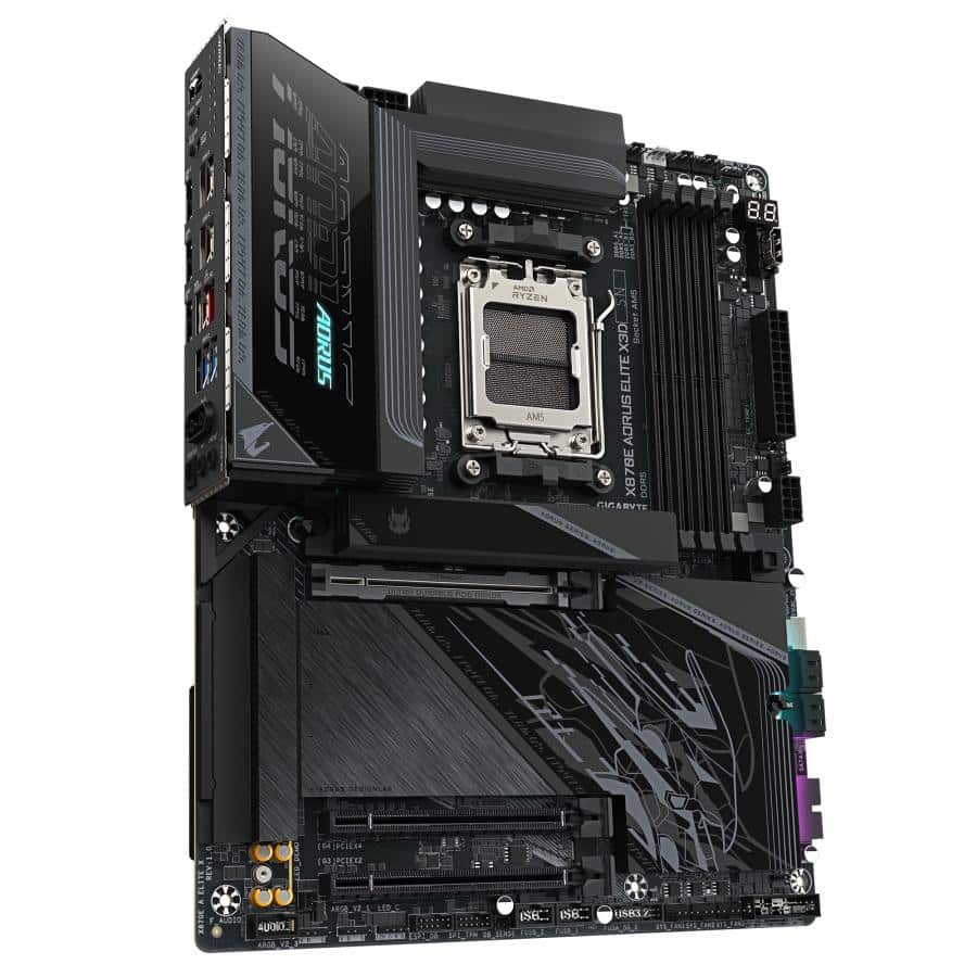 GIGABYTE X870E AORUS ELITE X3D AMD X870E Socket AM5 ATX - Afbeelding 4