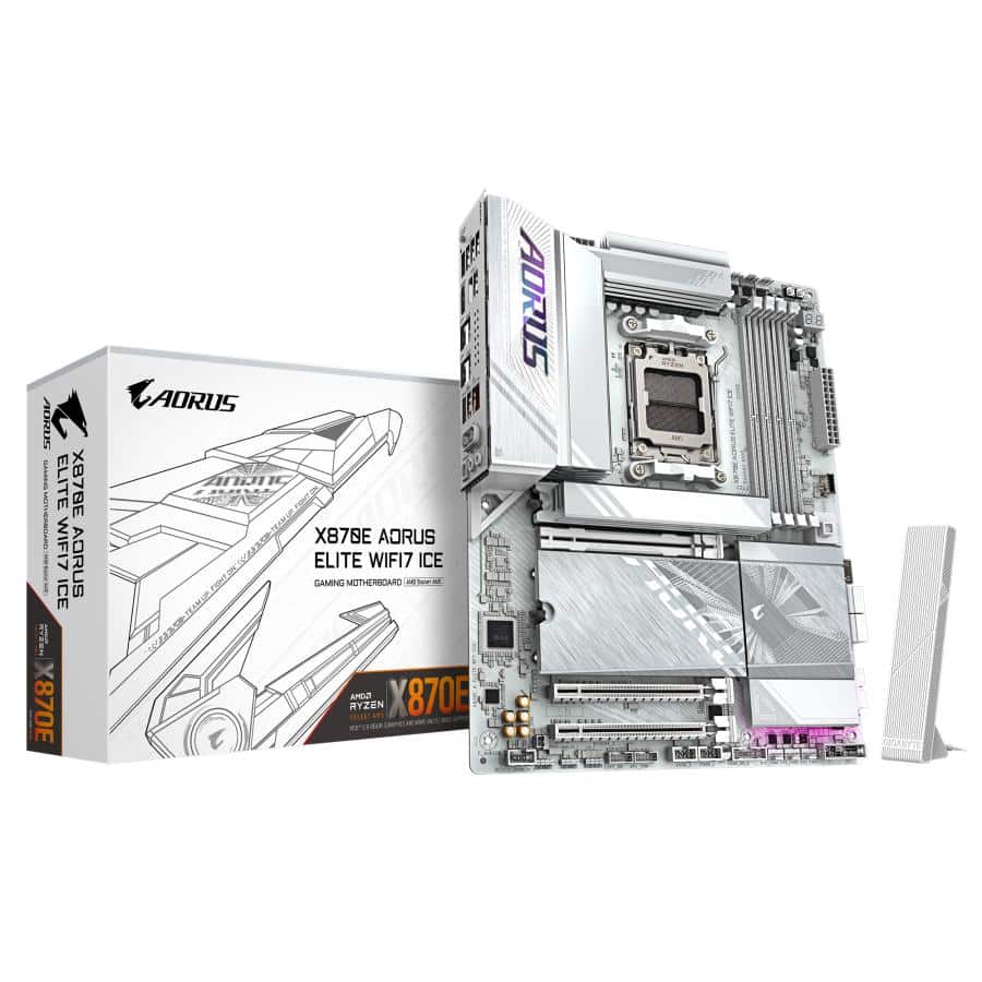 GIGABYTE X870E AORUS ELITE WIFI7 ICE Moederbord - Afbeelding 2