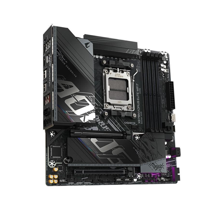 GIGABYTE X870M AORUS ELITE WIFI7 AMD X870 Socket AM5 micro ATX - Afbeelding 4