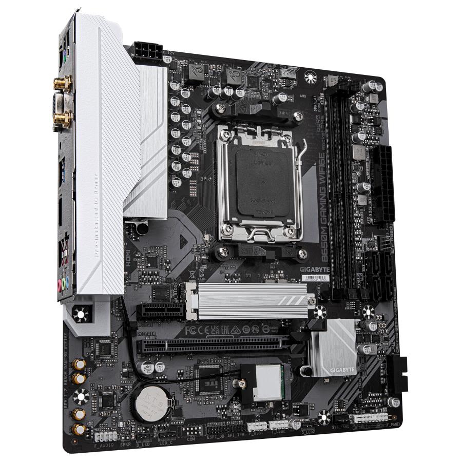 GIGABYTE B650M GAMING WIFI6E moederbord AMD B650 Socket AM5 micro ATX - Afbeelding 3