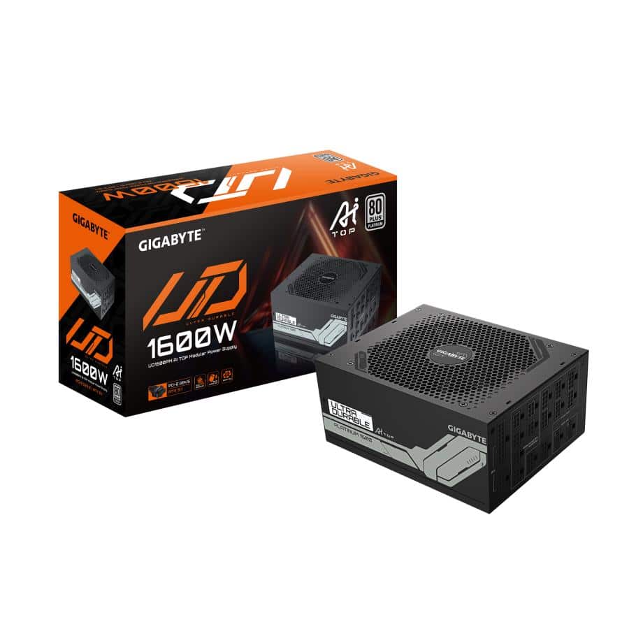 GIGABYTE UD1600PM PG5 AI TOP power supply unit 1600 W 20+4 pin ATX ATX Zwart - Afbeelding 2