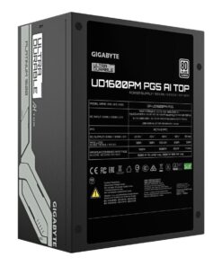 GIGABYTE UD1600PM PG5 AI TOP power supply unit 1600 W 20+4 pin ATX ATX Zwart - Afbeelding 5