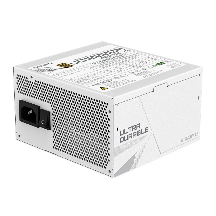 GIGABYTE UD1000GM PG5 V2 ICE power supply unit 1000 W 20+4 pin ATX ATX Wit - Afbeelding 6