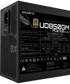 GIGABYTE UD850GM PG5 V2 power supply unit 850 W 20+4 pin ATX ATX Zwart - Afbeelding 6