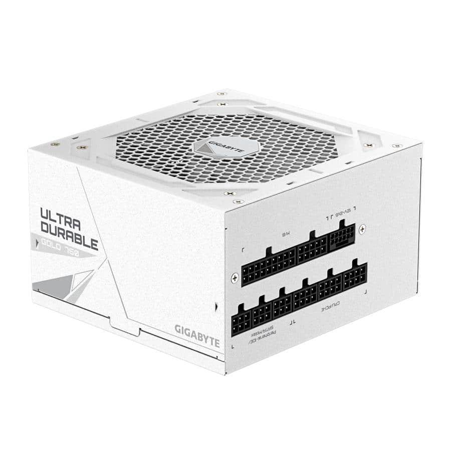 GIGABYTE UD750GM PG5 V2 ICE power supply unit 750 W 20+4 pin ATX ATX Wit - Afbeelding 6