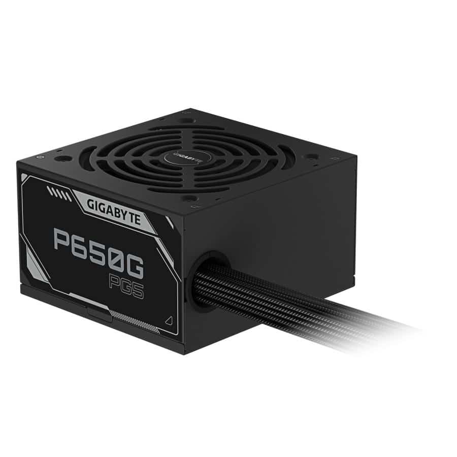 GIGABYTE P650G PCIE 5.1 power supply unit 650 W 20+4 pin ATX ATX Zwart - Afbeelding 3