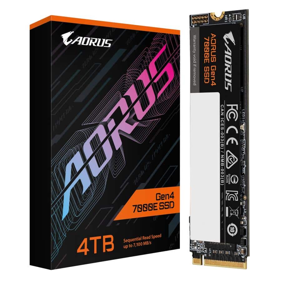 GIGABYTE AG470E4TB internal solid state drive 4 TB M.2 PCI Express 4.0 NVMe 3D TLC NAND - Afbeelding 4