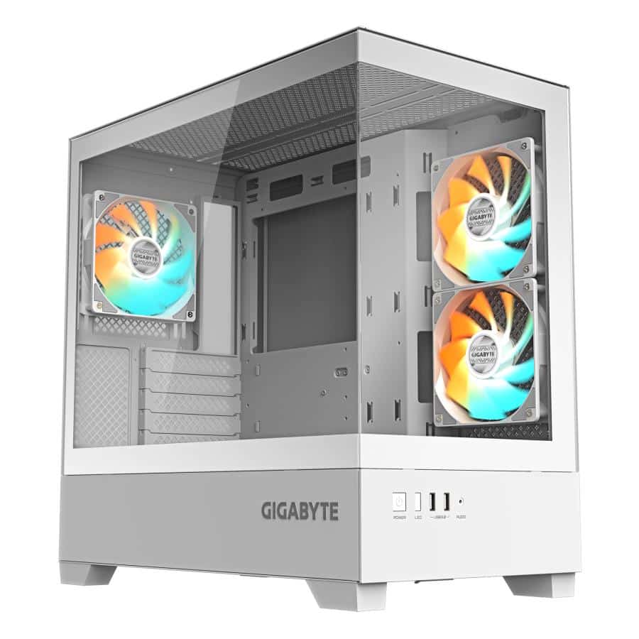 GIGABYTE C201 PANORAMIC ICE Midi Tower Wit - Afbeelding 2
