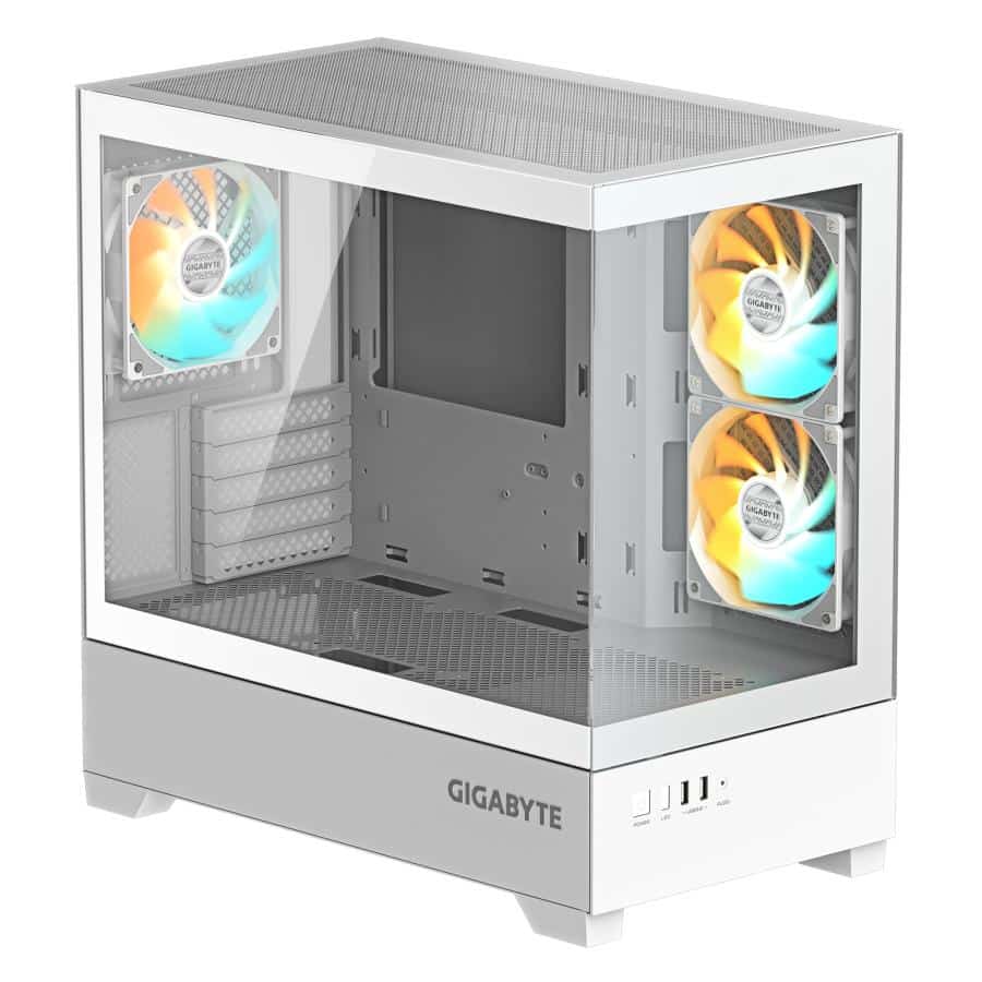 GIGABYTE C201 PANORAMIC ICE Midi Tower Wit - Afbeelding 3