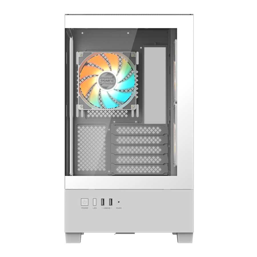 GIGABYTE C201 PANORAMIC ICE Midi Tower Wit - Afbeelding 4