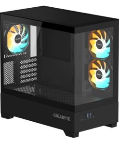 GIGABYTE C201 PANORAMIC Midi Tower Zwart - Afbeelding 3