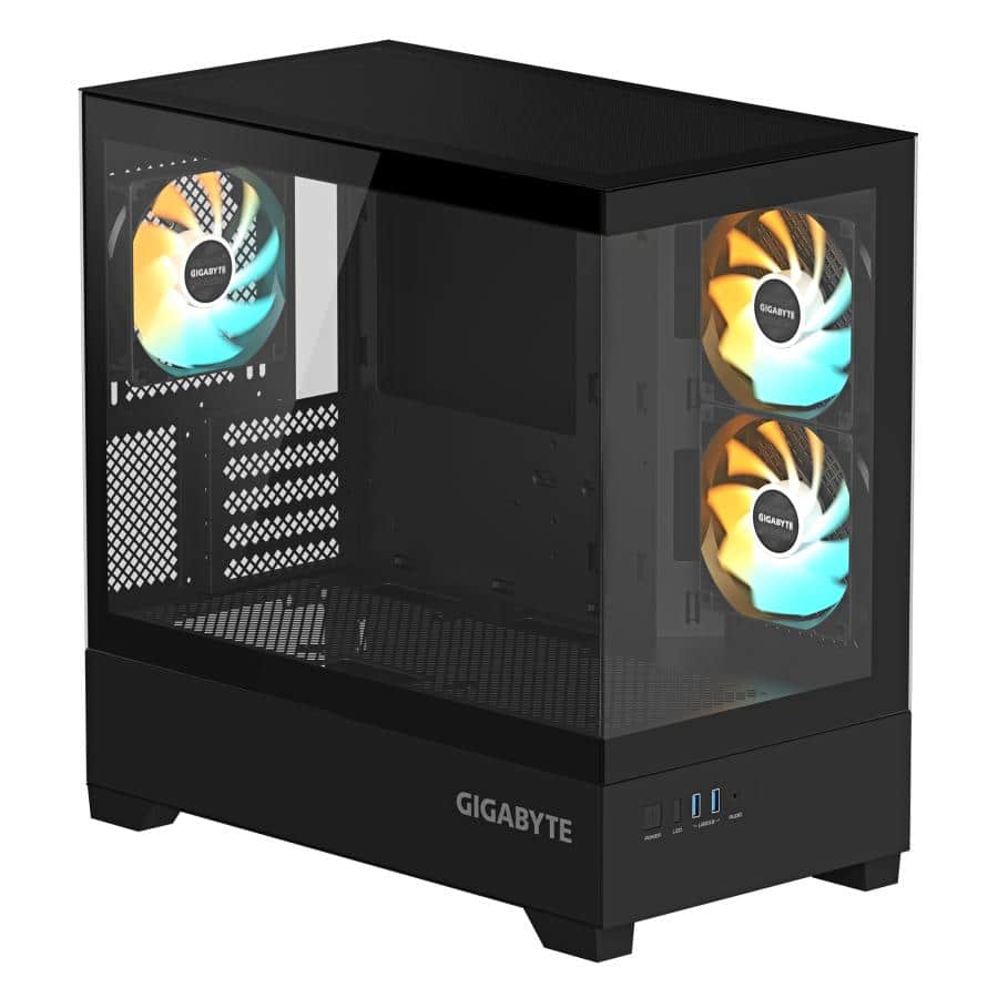 GIGABYTE C201 PANORAMIC Midi Tower Zwart - Afbeelding 3
