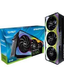 Palit NE75090019R5-GB2020G RTX5090 GameRock, 32GB, GDDR7, 512 bit, 1792 GB/s, HDMI 3xDP, ARGB
