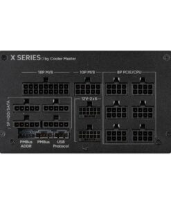Cooler Master MPS-K001-AFBP-NBEU X Mighty Plat, ATX 3.1, 2000W, = 94%, Black - Afbeelding 4