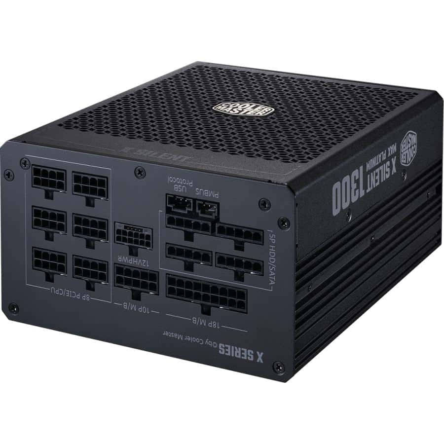 Cooler Master MPS-D001-AFAP-NBEU X Silent MAX Platinum, ATX 3.1, 1300W, = 92%, Black - Afbeelding 3