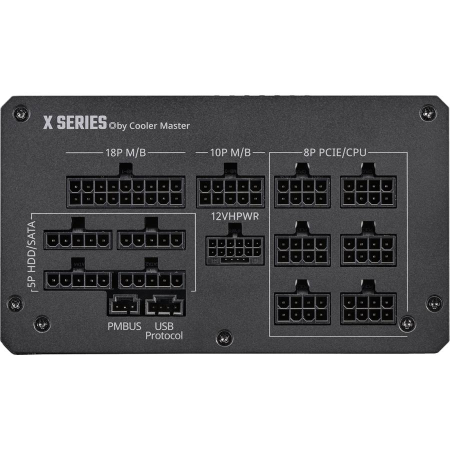 Cooler Master MPS-D001-AFAP-NBEU X Silent MAX Platinum, ATX 3.1, 1300W, = 92%, Black - Afbeelding 5