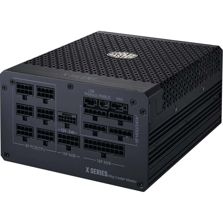 Cooler Master MPS-8501-AZAP-NBEU X Silent Edge Plat. 850W EU, ATX 3.1, = 92%, 80 PLUS Plat, Black - Afbeelding 3