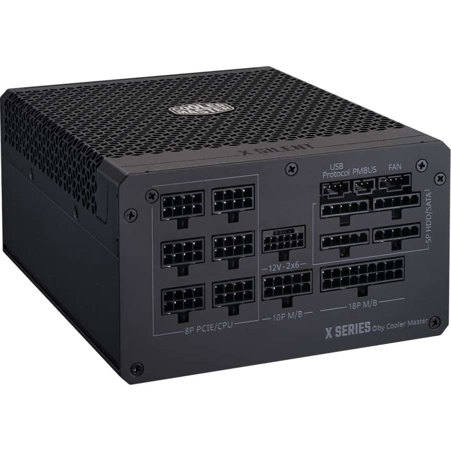 Cooler Master MPS-8501-AZAP-NBEU X Silent Edge Plat. 850W EU, ATX 3.1, = 92%, 80 PLUS Plat, Black - Afbeelding 4