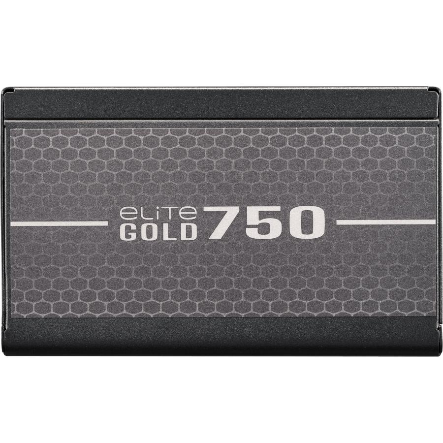 Cooler Master MPX-7505-AFAG-BEU ELITE GOLD 750W, ATX 3.1, =90%, 80+ GOLD, 120mm, Black - Afbeelding 3