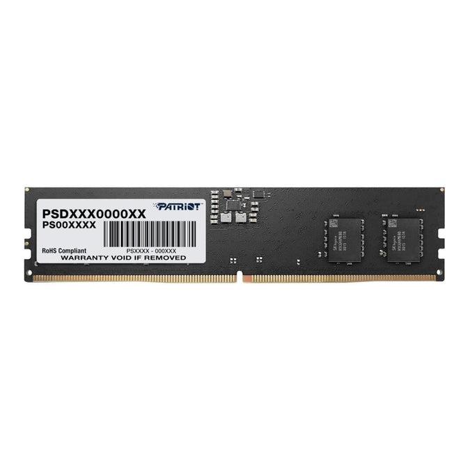 Patriot Memory PSD58G560082 Signature Line DIMM, 1x 8 GB, DDR5, 5600 MHz, CL46, 1.1v, Black
