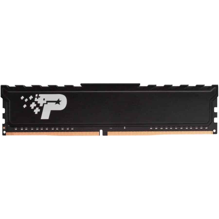 Patriot PSP416G3200H1 Signature Line Premium DIMM, 1x 16GB, DDR4, 3200 Mhz, CL22, 1.2v, Black HS