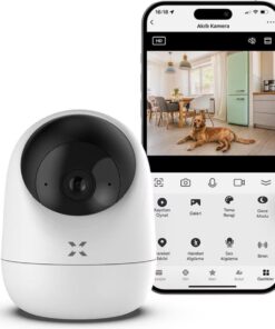 XENON SMART X7207 2-PACK Smart indoor PT camera, Wi-Fi, 1080p, MicroSD, White - Afbeelding 2