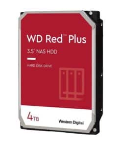 Western Digital WD40EFZZ Red Plus NAS HDD, 4TB, 3.5", 5400 RPM, 128 MB