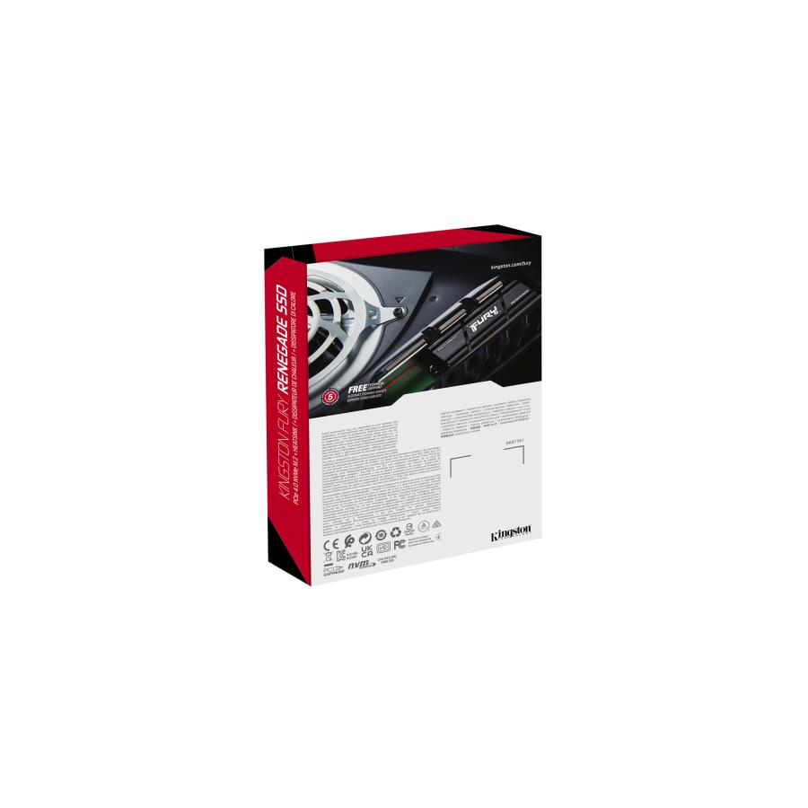 Kingston Technology 1000G RENEGADE PCIe 4.0 NVMe SSD MET HEATSINK - Afbeelding 5
