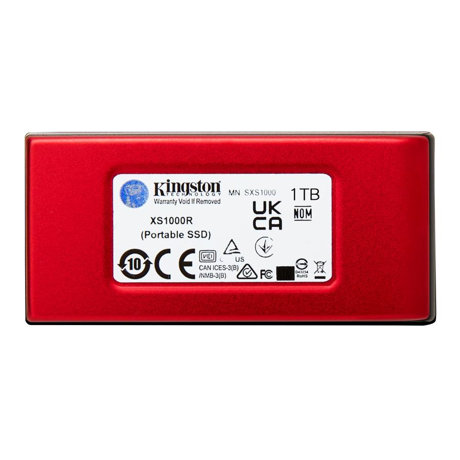 Kingston Technology 1TB XS1000 Red External USB 3.2 Gen 2 Draagbare Solid State Drive - Afbeelding 2