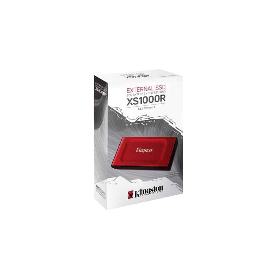 Kingston Technology 2TB XS1000 Red External USB 3.2 Gen 2 Draagbare Solid State Drive - Afbeelding 6
