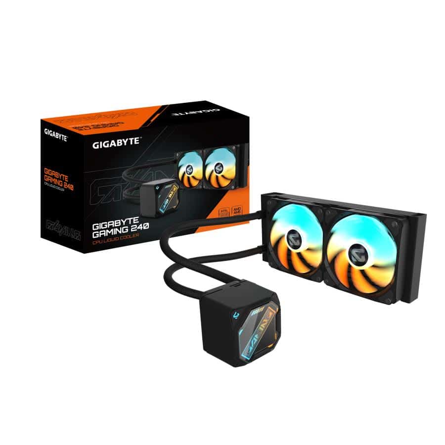 GIGABYTE GAMING 240 Processor Alles-in-één vloeistofkoeler 12 cm Zwart - Afbeelding 2