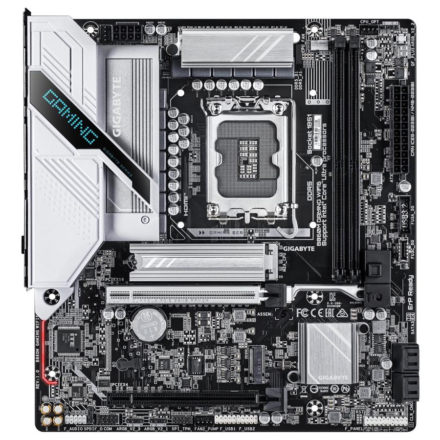 GIGABYTE B860M GAMING WIFI6 moederbord Intel B860 Express LGA 1851 (Socket V1) micro ATX - Afbeelding 3