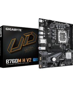GIGABYTE B760M H V2 moederbord Intel B760 Express LGA 1700 micro ATX - Afbeelding 2