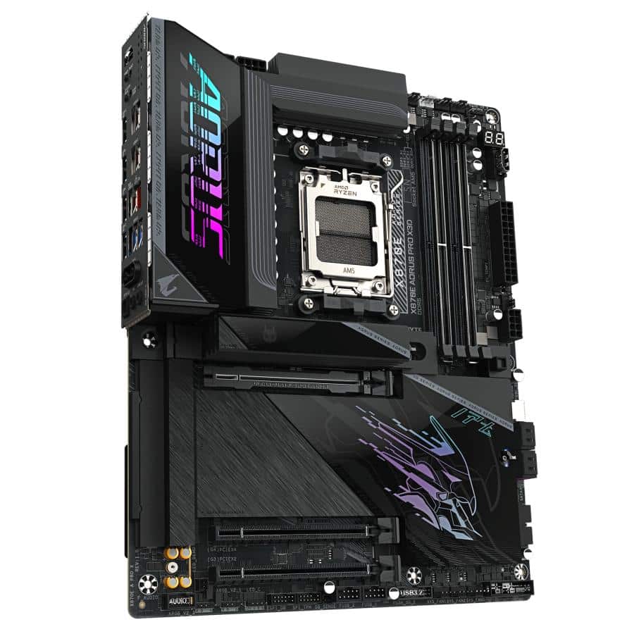 GIGABYTE X870E AORUS PRO X3D AMD X870E Socket AM5 ATX - Afbeelding 4