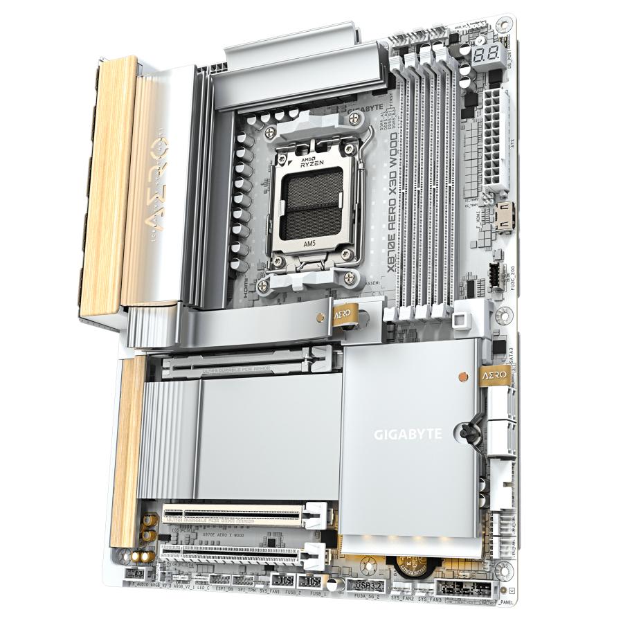 GIGABYTE X870E AERO X3D WOOD AMD X870E Socket AM5 ATX - Afbeelding 4