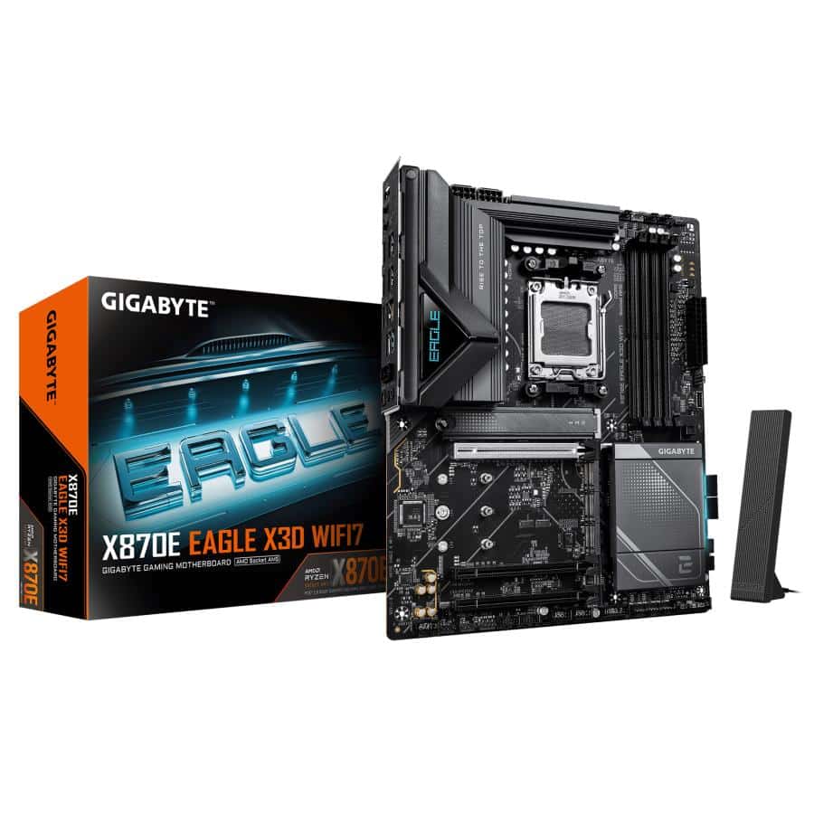 GIGABYTE X870E EAGLE X3D WIFI7 AMD X870E Socket AM5 ATX - Afbeelding 2