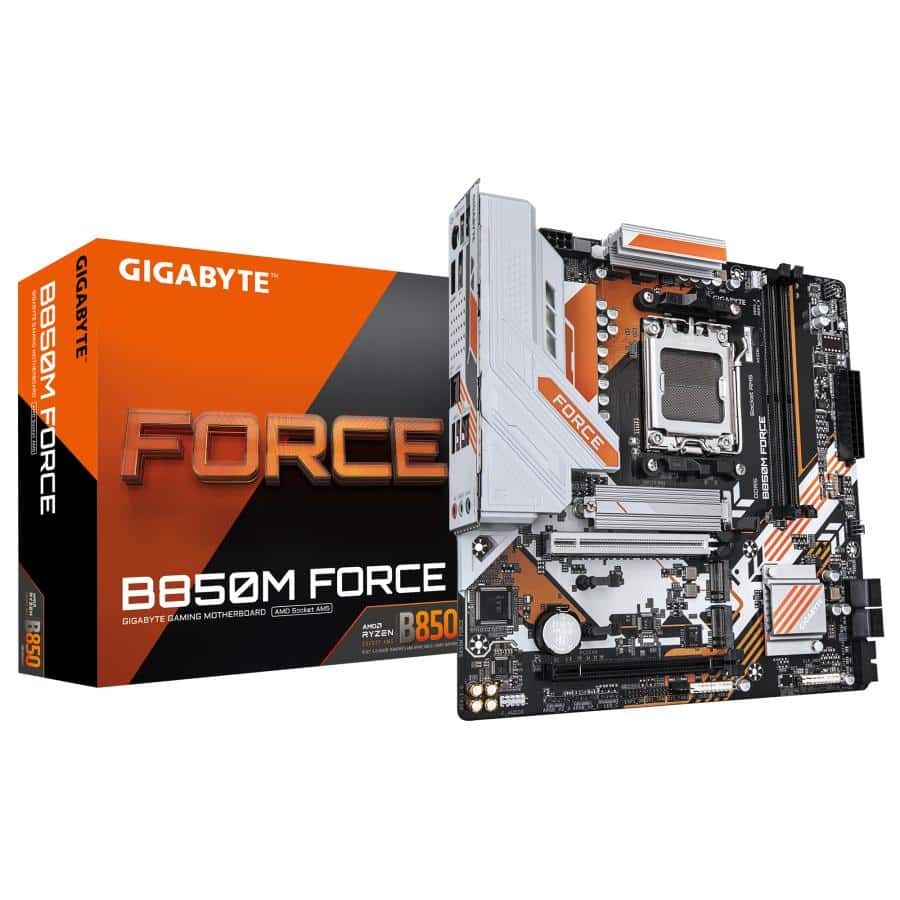 GIGABYTE B850M FORCE moederbord AMD B850 Socket AM5 micro ATX - Afbeelding 2