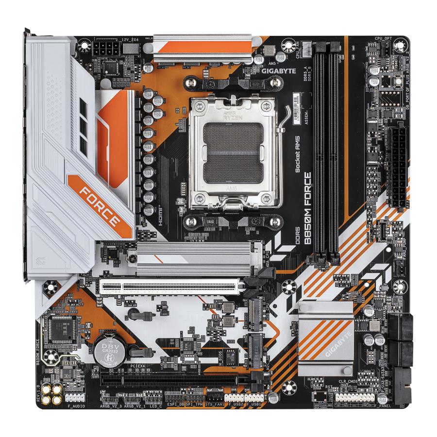 GIGABYTE B850M FORCE moederbord AMD B850 Socket AM5 micro ATX - Afbeelding 3