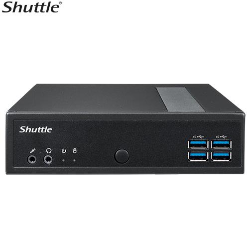 Shuttle XPC slim Barebone DL40N, Intel N150, 1x DDR5, 2x LAN (2x 2.5Gbit), 2xCOM,1xHDMI,1xDP, 1x VGA, ventilatorloos , 24/7 permanent gebruik