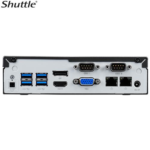 Shuttle XPC slim Barebone DL40N, Intel N150, 1x DDR5, 2x LAN (2x 2.5Gbit), 2xCOM,1xHDMI,1xDP, 1x VGA, ventilatorloos , 24/7 permanent gebruik - Afbeelding 5