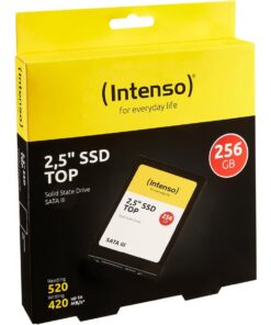 Intenso 3812440 SSD, 256 GB, 2.5", SATA3, SLC, 500/ 520 MB/s - Afbeelding 2
