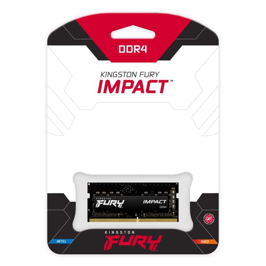 Kingston Technology FURY 16GB 3200MT/s DDR4 CL20 SODIMM Impact - Afbeelding 4