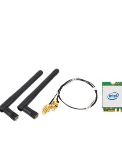 Shuttle WLN-M12 - Intel WLAN-AX210/Bluetooth Combo Kit inklusief M.2 card, cables and externe antennes voor Slim PCs