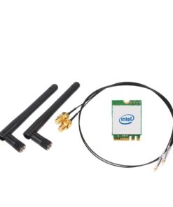 Shuttle WLN-M22 - Intel WLAN-AX210/Bluetooth Combo Kit inklusief M.2 card, cables and externe antennes voor Cube's
