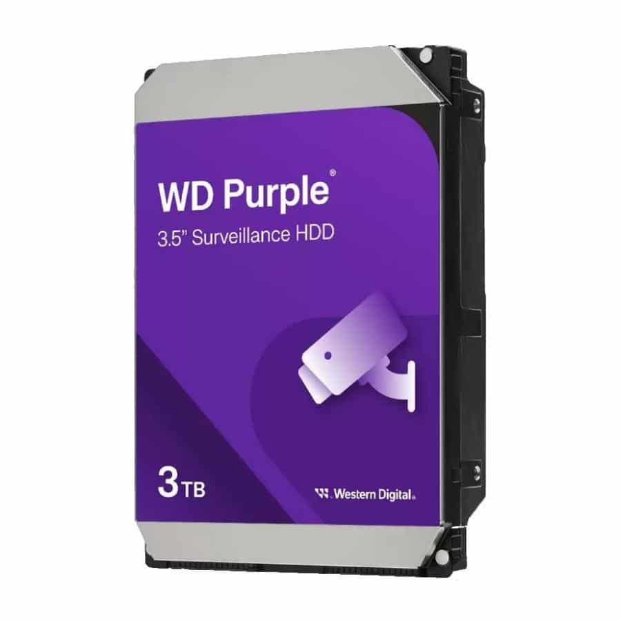 WESTERN DIGITAL WD34PURZ Purple internal HDD, 3 TB, 3.5", SATA3, 5400 RPM, 128 MB