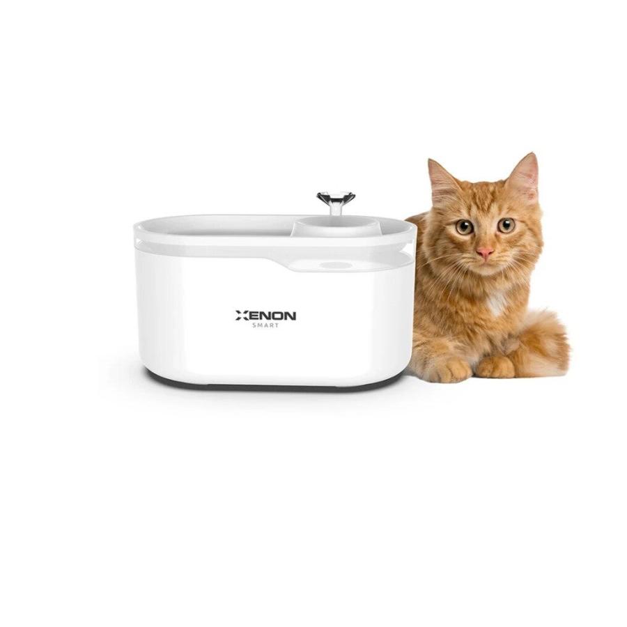 XENON SMART X8650_M1 Smart Cat Water Fountain - White, Wi-Fi 2.4GHz + BLE, < 35 dB, 5v adapter - Afbeelding 3