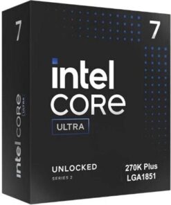 Intel BX80768270K Core Ultra 7 270K Plus CPU LGA 1851, Arrow Lake, 5,5 GHz, 24-Core, boxed